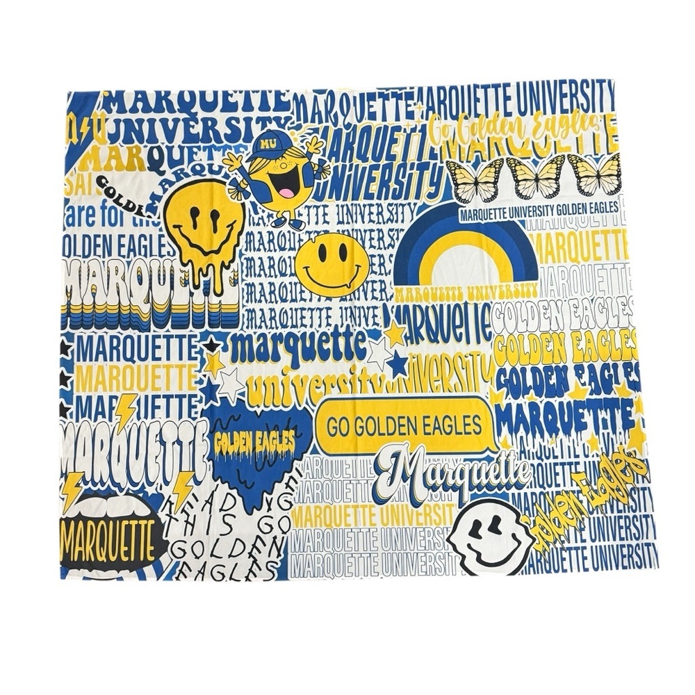 Marquette University Golden Eagles Blue and Gold Wall Tapestry